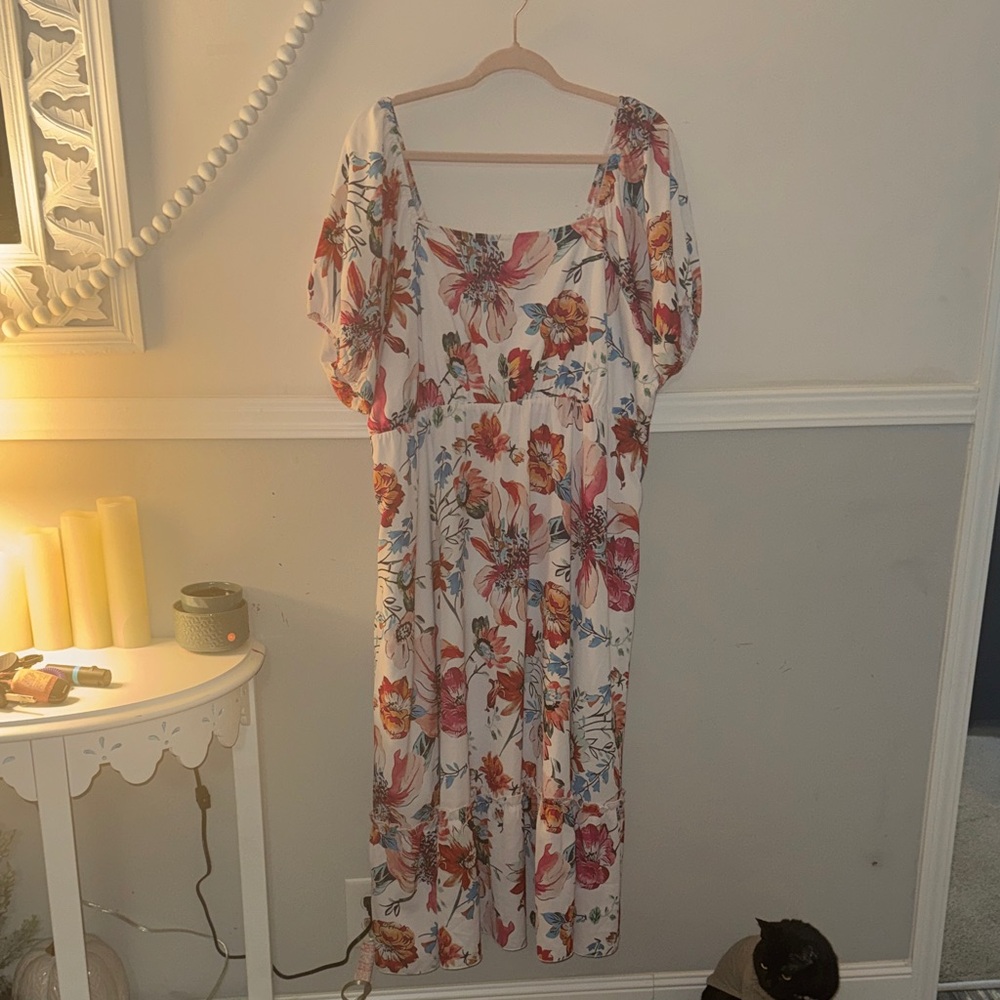 Floral Print Maxi Dress